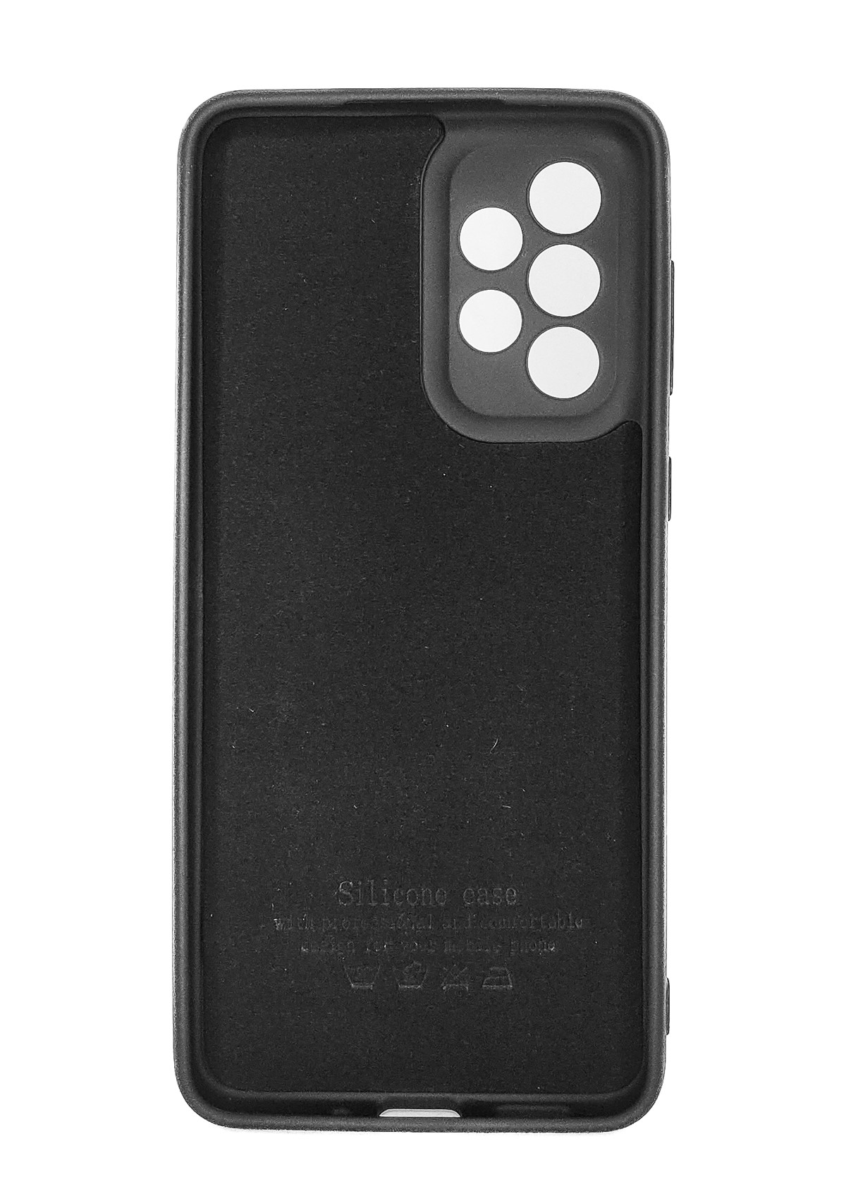 Protectores para celular  para Samsung  A33 5G Funda de silicona con felpa Negro